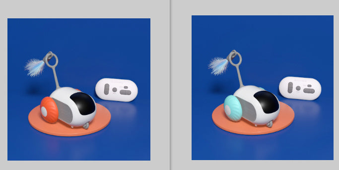 Remote Control Interactive Cat Car Toy USB Charging Chasing